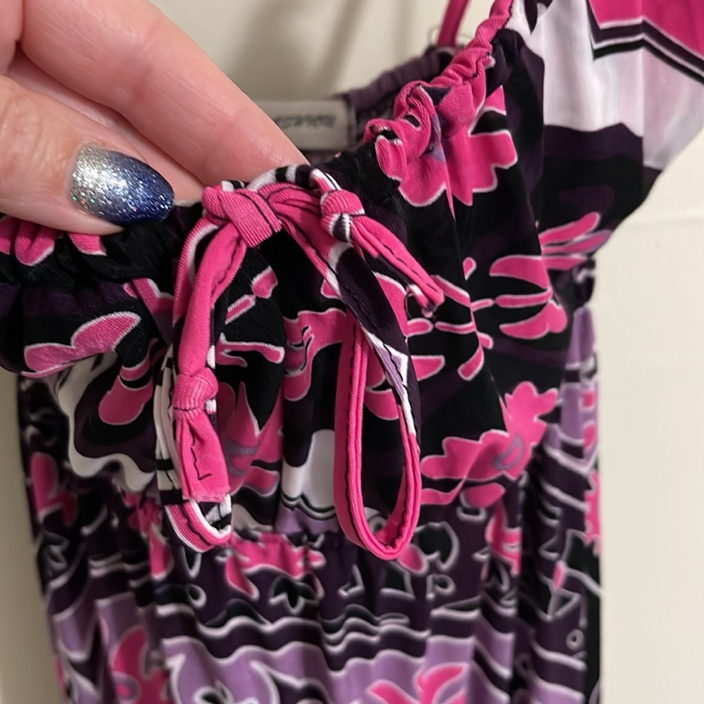Beautiful pink & purple sun dress size Medium
